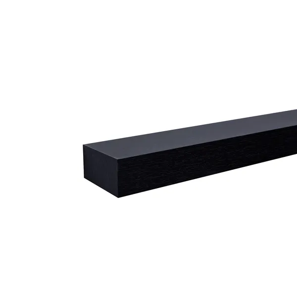 2-Piece Floating Wall Shelves w/LED Light, 18.11 Wood Wall Mounted Shelves for Bedroom, Bathroom, Living Room, Kitchen, Storage Shelf for Books, Plants & Decor, Invisible Brackets, Black - Image 6