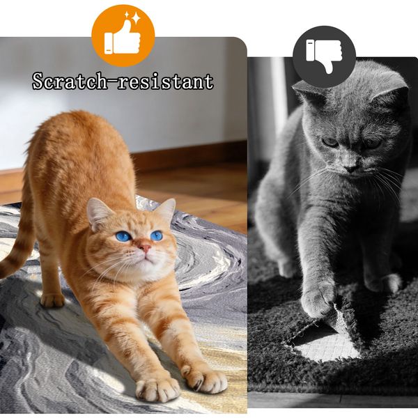 Three-piece kitchen rug set, non-slip and washable, abstract pattern kitchen hallway rug, soft and comfortable, suitable for sinks, floors, entrances, hallways and bathrooms. - Image 138